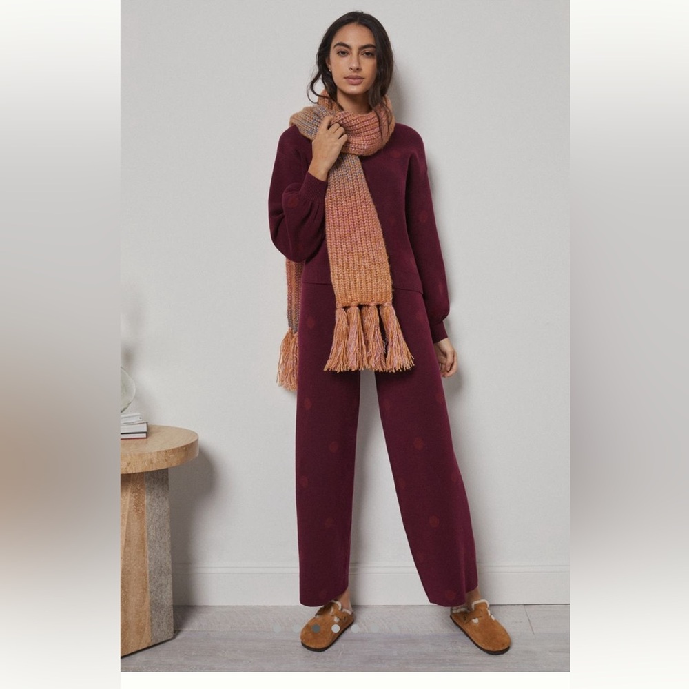 Anthropology Harper Wide-Leg 2 pc Lounge Set size medium